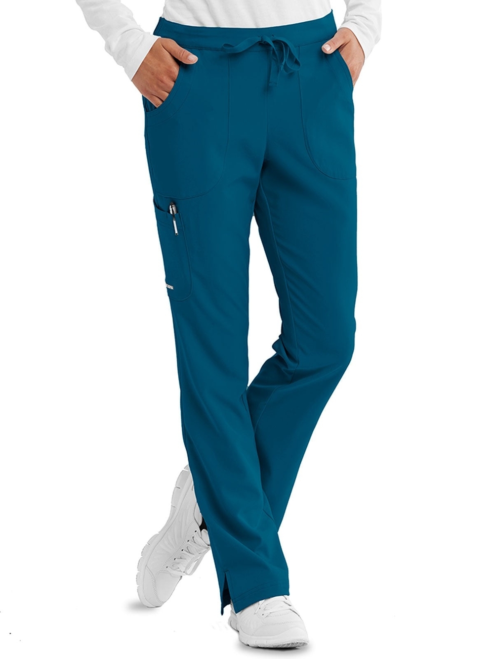 Skechers Womens Teal Drawstring Jogger Scrub Pants Like New!